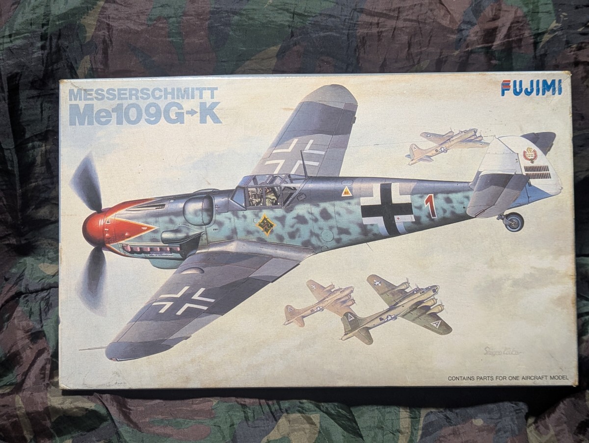 フジミ1/72 ドイツ空軍戦闘機 メッサーシュミットBe109G-K 拍卖