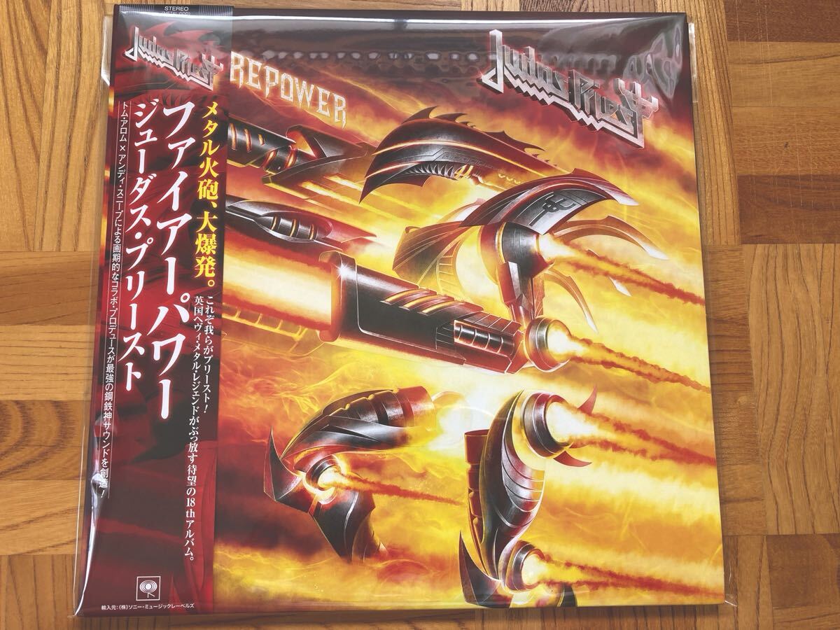 【新品】LP ジューダス・プリースト / ファイアーパワー 帯付 //JUDAS PRIEST//FIREPOWER//未使用//ハードロック//拍卖