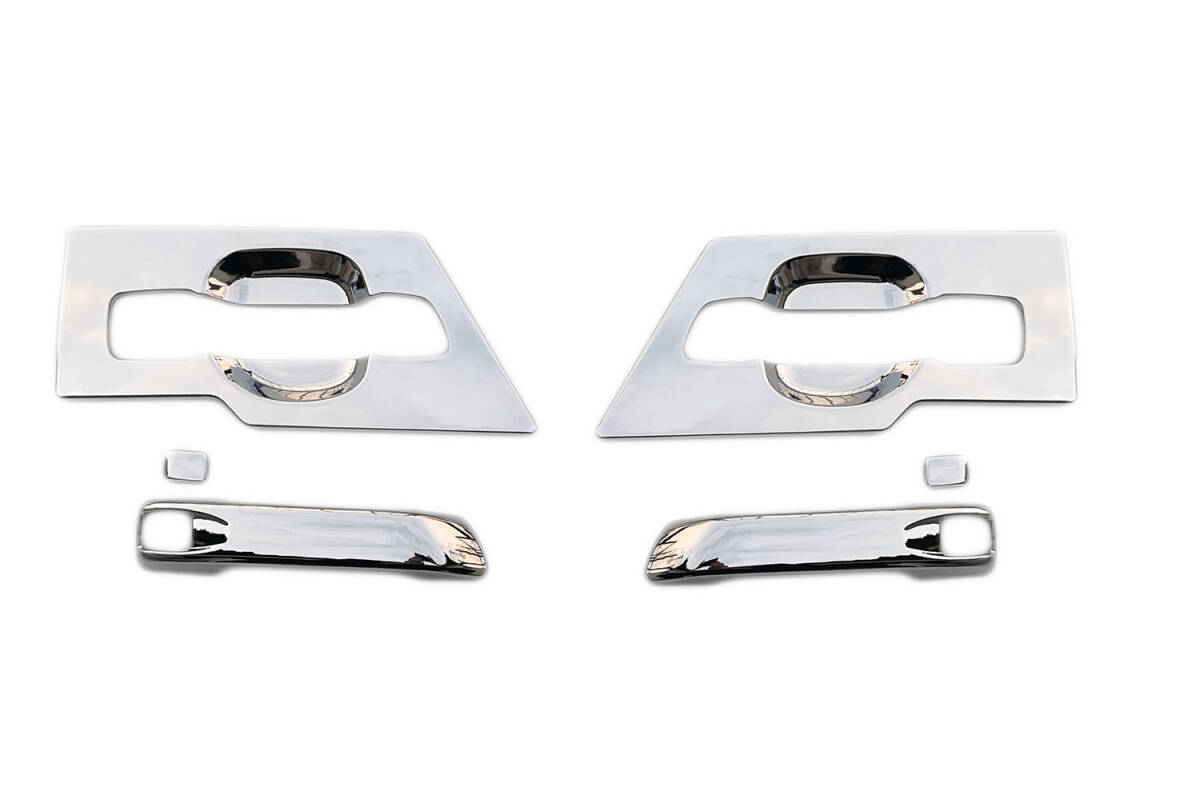 本州送料無料 17 レンジャー 17 プロフィア H29.4- メッキ ドア グリップ ガーニッシュ左右セット拍卖