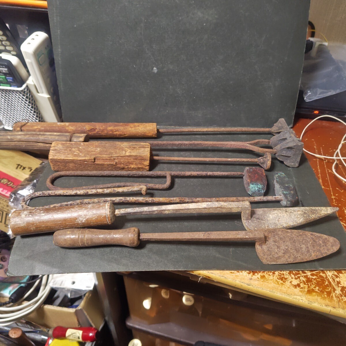 焼く印 焼きごて 古道具 7本拍卖