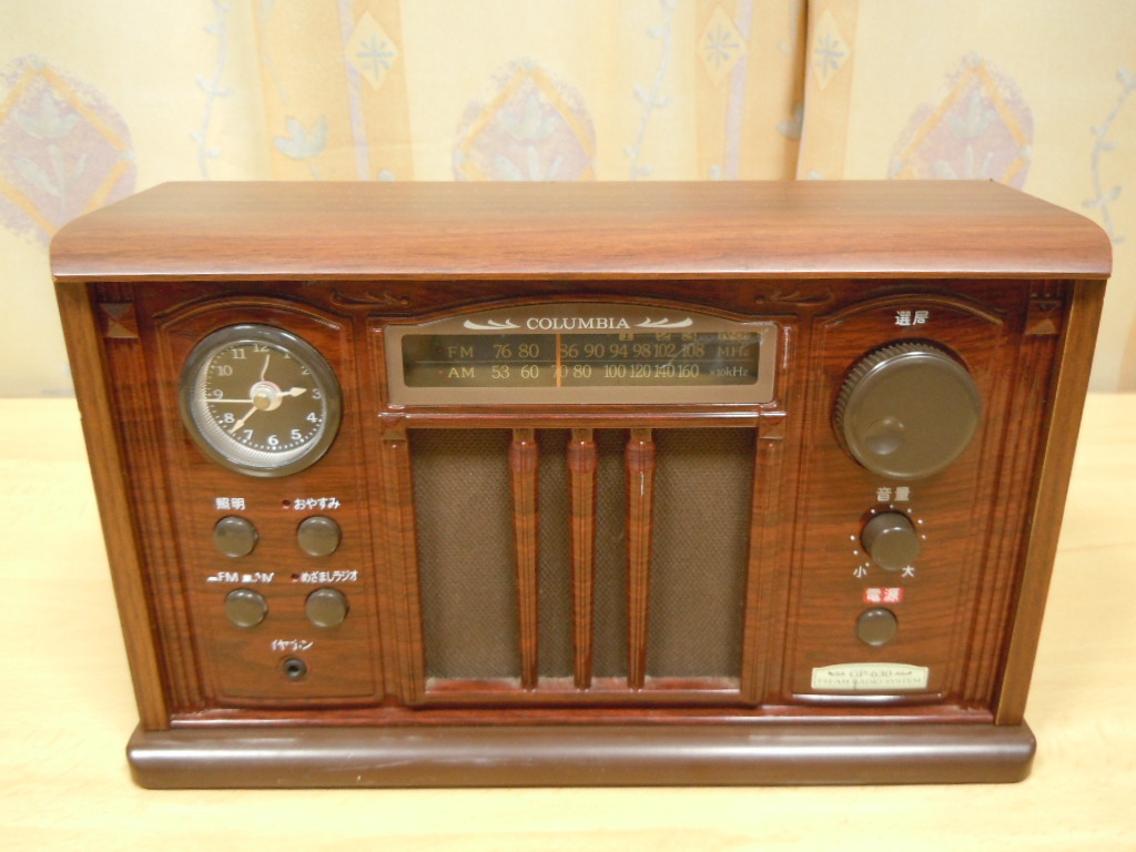 即決! レトロ風ラジオ GP-630 日本コロムビア 中古品拍卖
