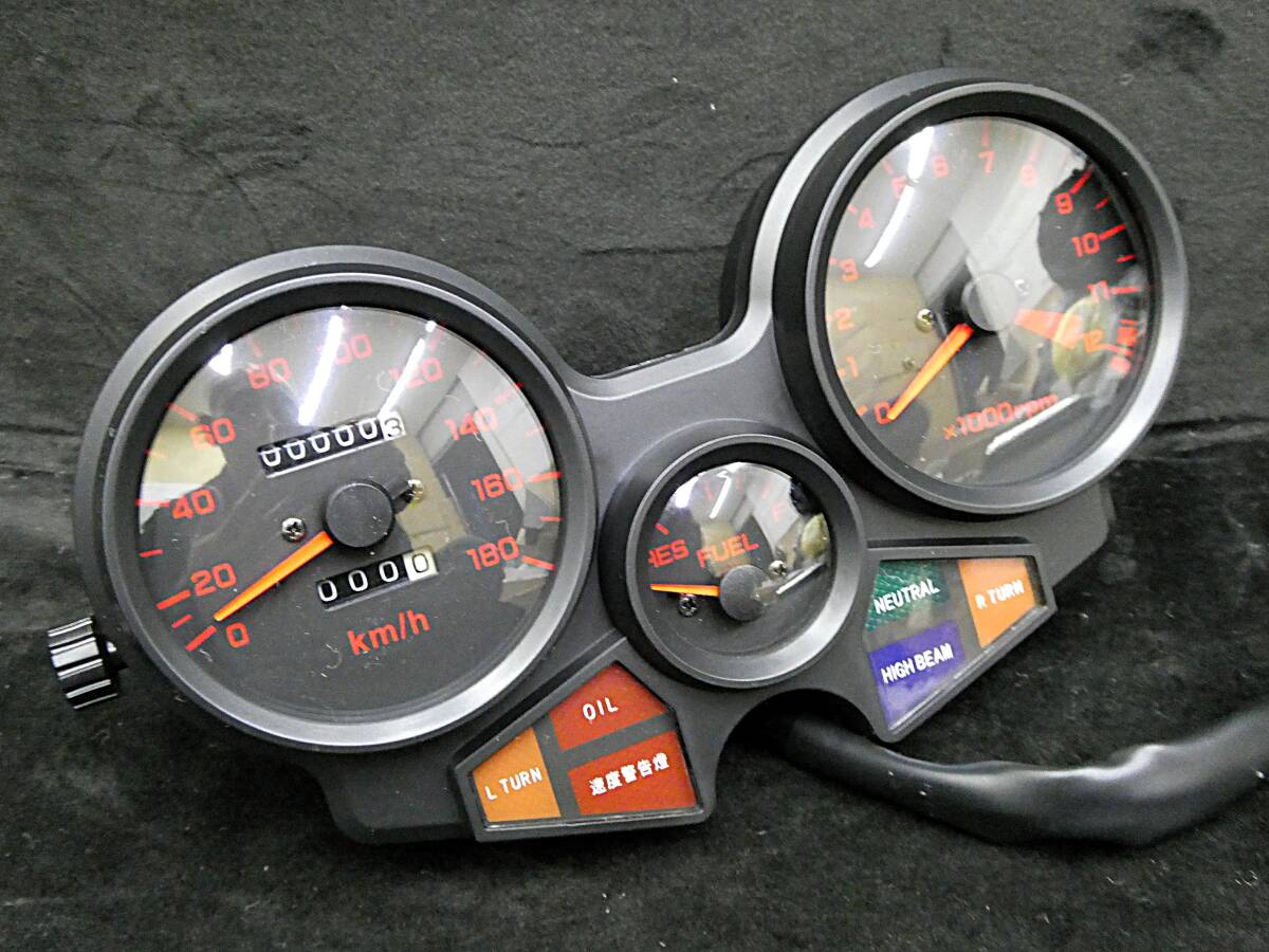 【送料無料】メーターユニット CBX400F 赤/訳あり 2型仕様 保証無しCBX550F NC07 PC04外装 メーターケース メーター カバーASSF社外リプロ拍卖