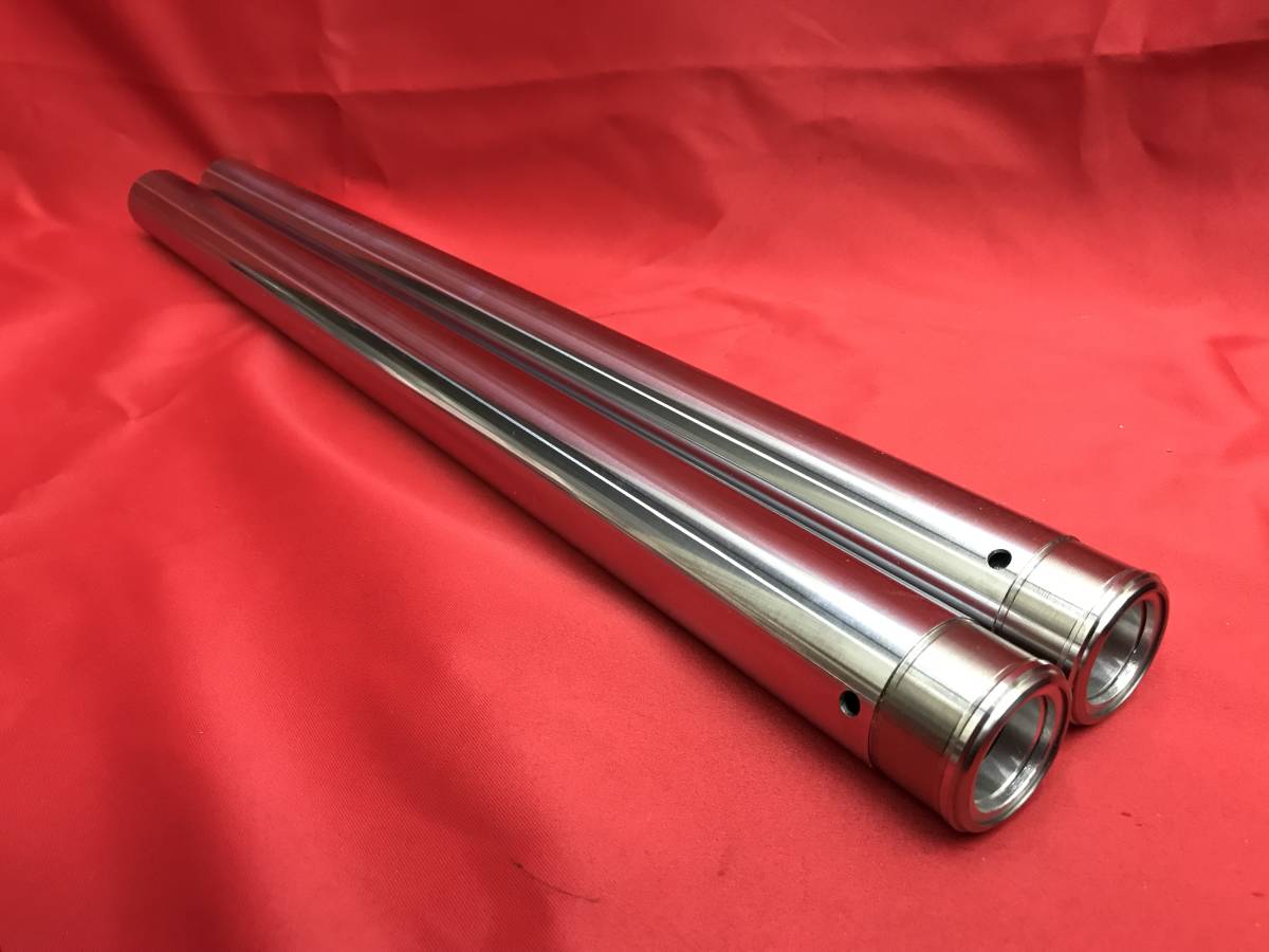 【送料無料】 ゼファー400 インナーチューブ 39π 615mm 銀/シルバー セット ZR400フロントサスOH純正リプロΧオイル交換拍卖