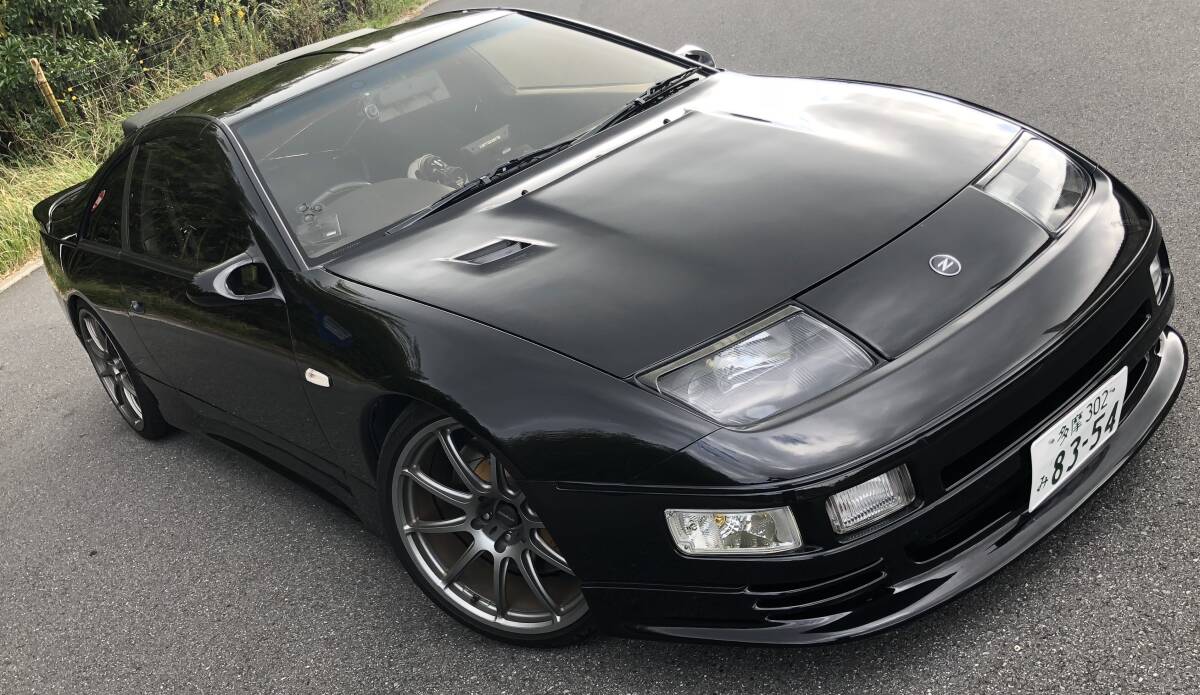 屋内車庫保管 フェアレディZ ツインターボ 300ZX 2by2 Tバールーフ ブラックメタリック拍卖