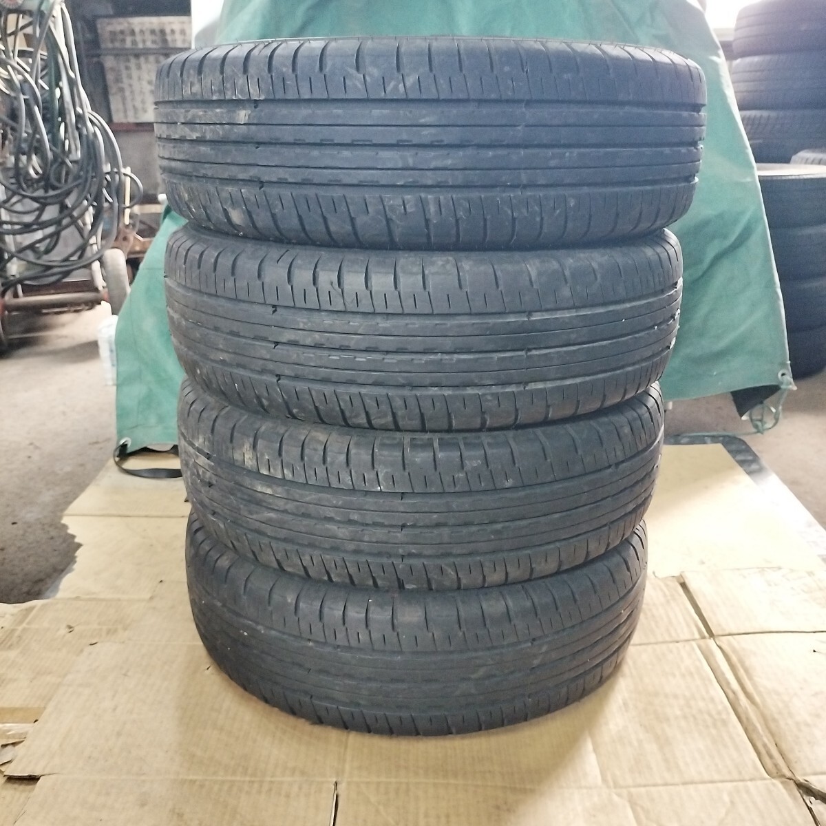 155/65R14 ATR-K economist 2017年製 夏タイヤ 中古 4本拍卖