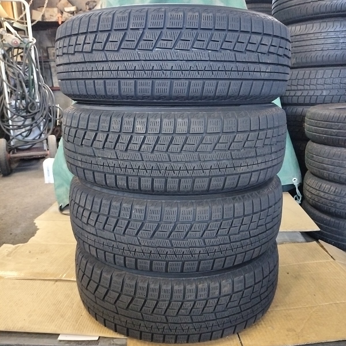 185/60R15 ヨコハマ IG60 2021年製 スタッドレス 中古 4本拍卖