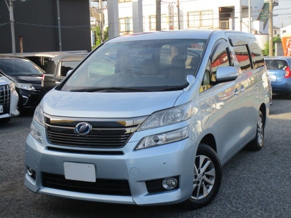 ヴェルファイアハイブリッド 2.4 X 4WD ナビTVビデオBカメラ後席モニター/両側パワ拍卖