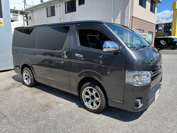 レジアスエース 3.0 スーパーGL ダークプライム ロングボディ ディーゼルターボ 3.0ディーゼルターボ 床張り 純正ナビTV拍卖