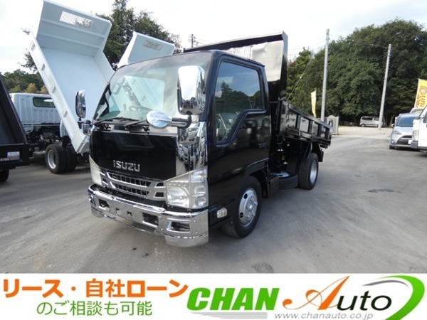 エルフ 3トン ダンプ オートマ ETC 3000KG 電動ミラー 三方開 アイドリン拍卖