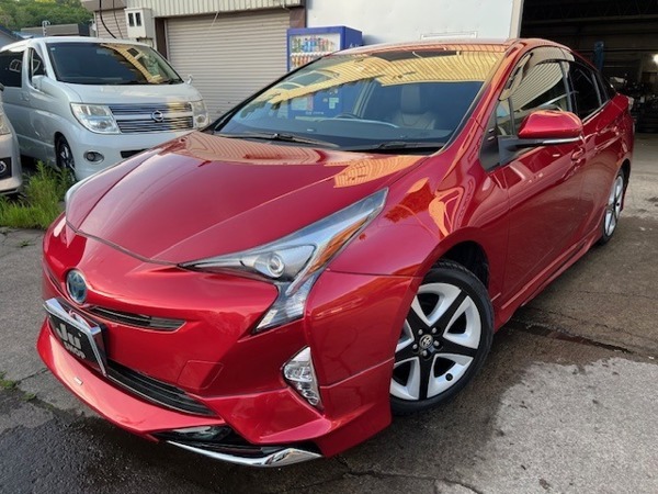 プリウス 1.8 S ツーリングセレクション E-Four 4WD フルエアロ・純正9インチナビ・Sセンス拍卖