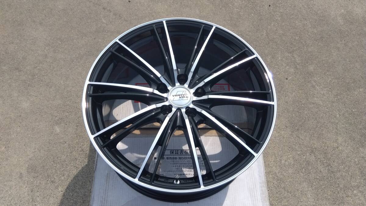 MANARAY SPORT VERTEC VR-5 S10 19インチ 8J +42 PCD114.3 5H 4枚SET 展示品 未使用品 アルファード ヴェルファイア エクストレイル拍卖