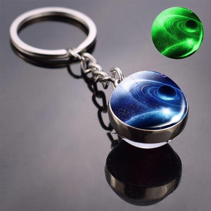 キーホルダー 宇宙 惑星 ギャラクシー 太陽系 星 キーチェーン 0016-7拍卖