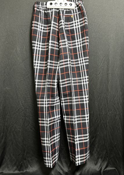 【サンプル品】Burberrys' バーバリーズ パンツ スラックス ノバチェック チェック柄 ネイビー 紺 W62 ■佐202 三拍卖