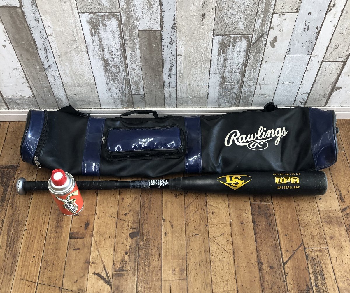 ●Louisville Slugger ルイスビルスラッガー 中学硬式バット OPA 83cm ツーピース ケース・すべり止め付 WTLJSL18X 定価 34,560円拍卖