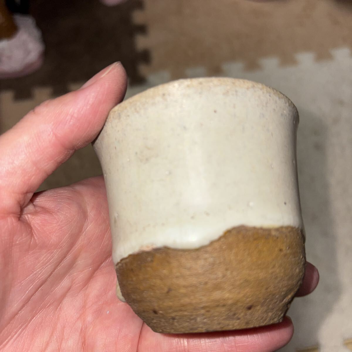 No.46斑唐津盃 古唐津 古唐津拍卖