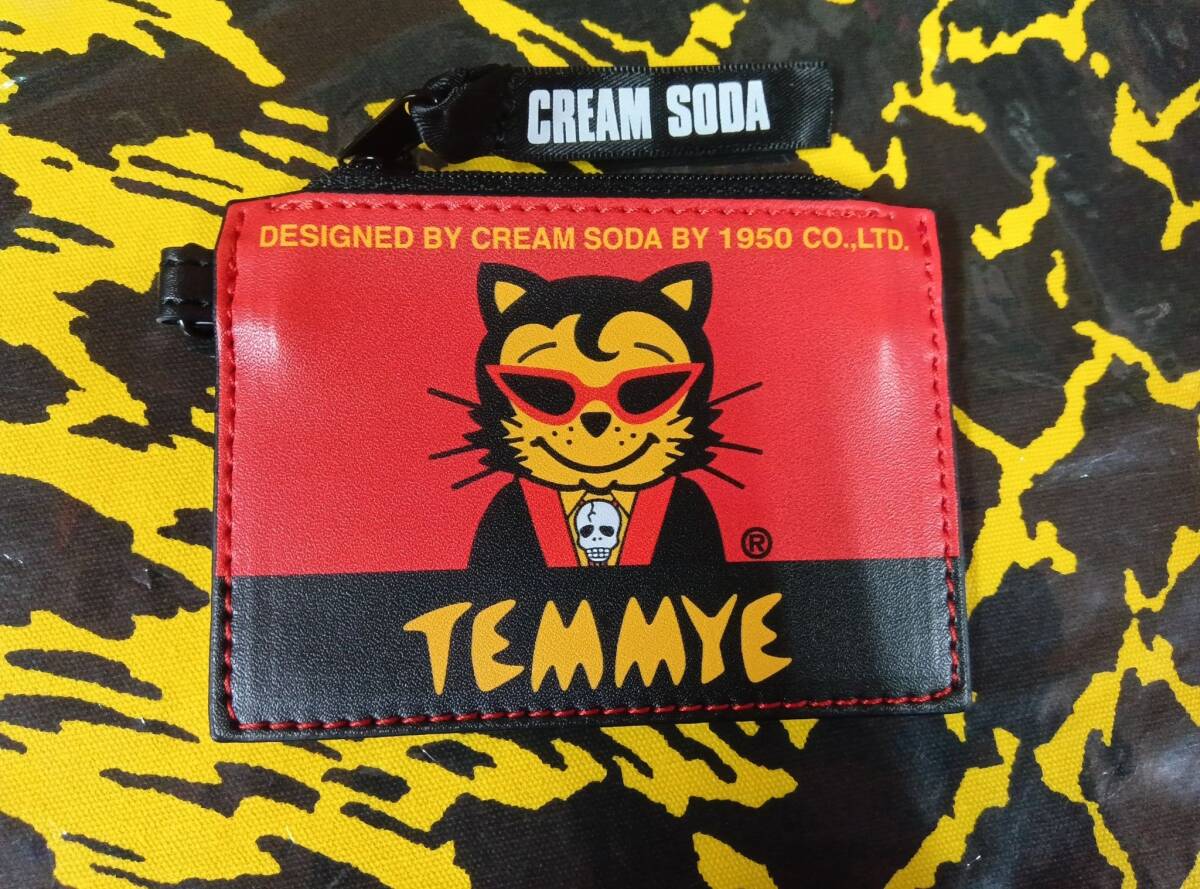 ティミーコインケース1個!新品クリームソーダCREAMSODA角ドクロブラックキャッツピンクドラゴンマジックブルーエンジェル昭和レトロ猫拍卖