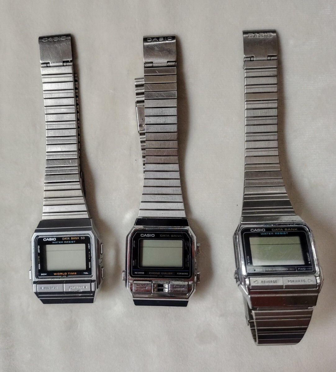 《3点セット》カシオ CASIO データバンク DATA BANK 【555 DBA-800 / 675 DB-520 / 871 DB-310】拍卖