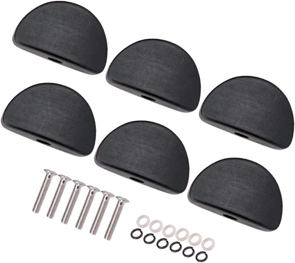 GOTOH(ゴトー)用・エボニー製 ハーフムーンタイプペグボタン 他メーカーにも流用可能拍卖