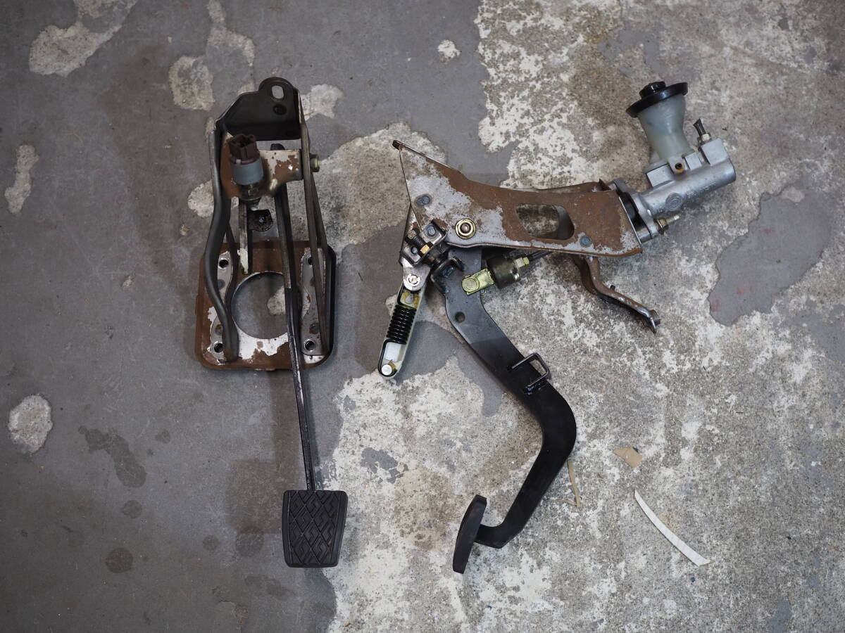 ■トヨタ MR2《 SW20 MT ターボ 》純正 ブレーキペダル クラッチペダル マスターシリンダー MRⅡ拍卖