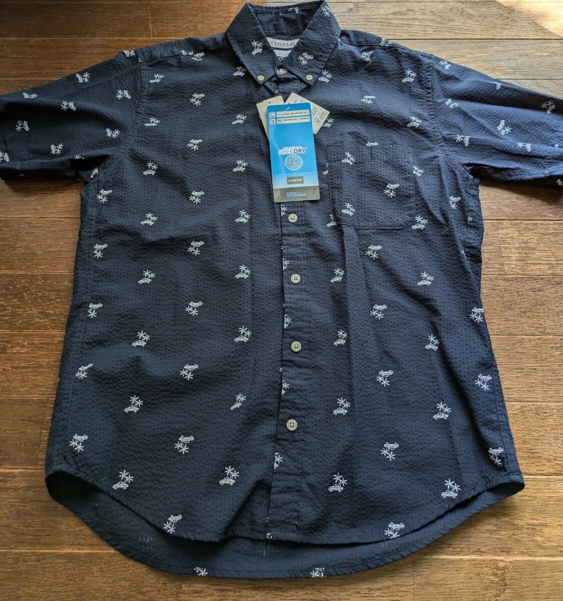 【新品】メンズ半袖ドライシャツ拍卖