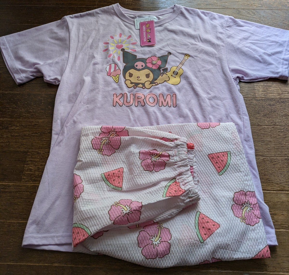 【新品】サンリオ★160cmクロミ半袖パジャマ拍卖