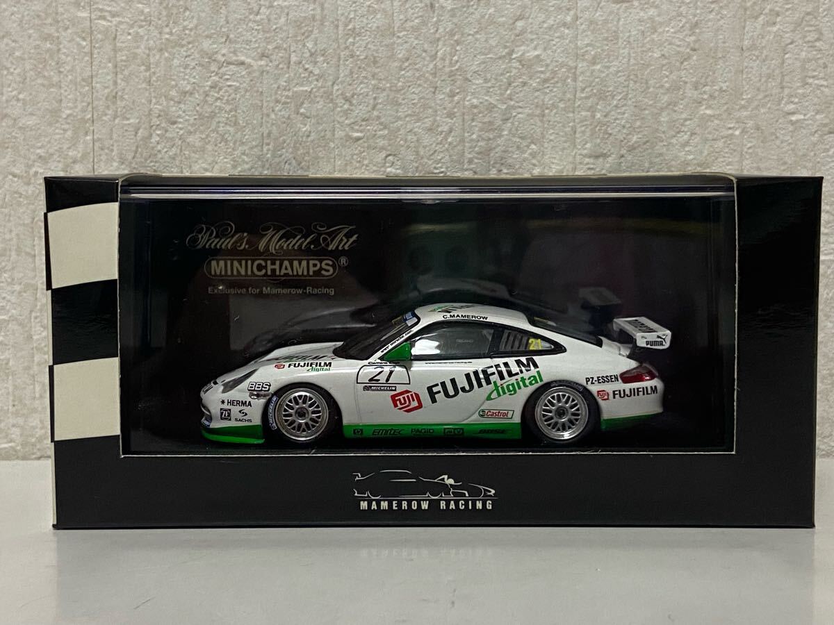 ミニチャンプス 1/43 ポルシェ 911 GT3 カレラ カップ #21 2005 996 MINICHAMPS FUJIFILM PORSCHE CARRERA CUP マメロウレーシング特注拍卖
