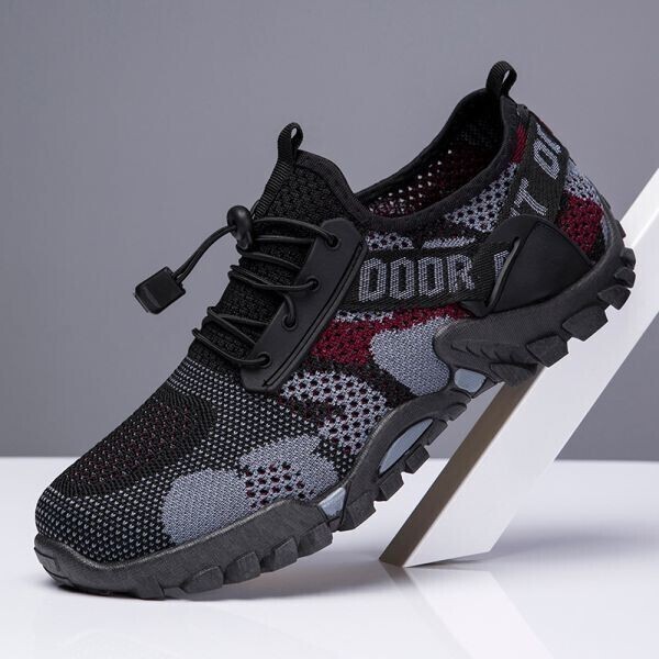 【27cm】【 s37 グレー 】メンズ スニーカー 夏 人気 通気性 メッシュ 速乾 トレッキングシューズ 風 軽量 アウトドア 靴 ローカット拍卖