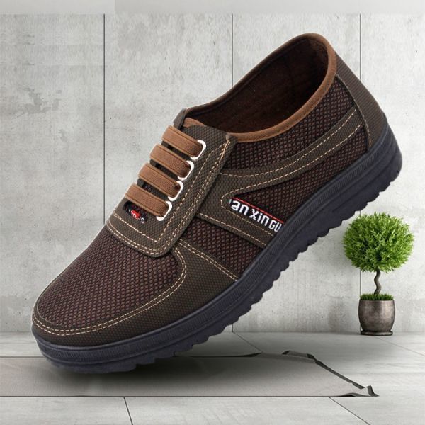 らくちん 結ばない靴紐 【26.5cm】【s14】靴 メンズ カジュアル シューズ スニーカー 40代 50代 60代 軽量 介護靴 散歩 ウォーキング拍卖