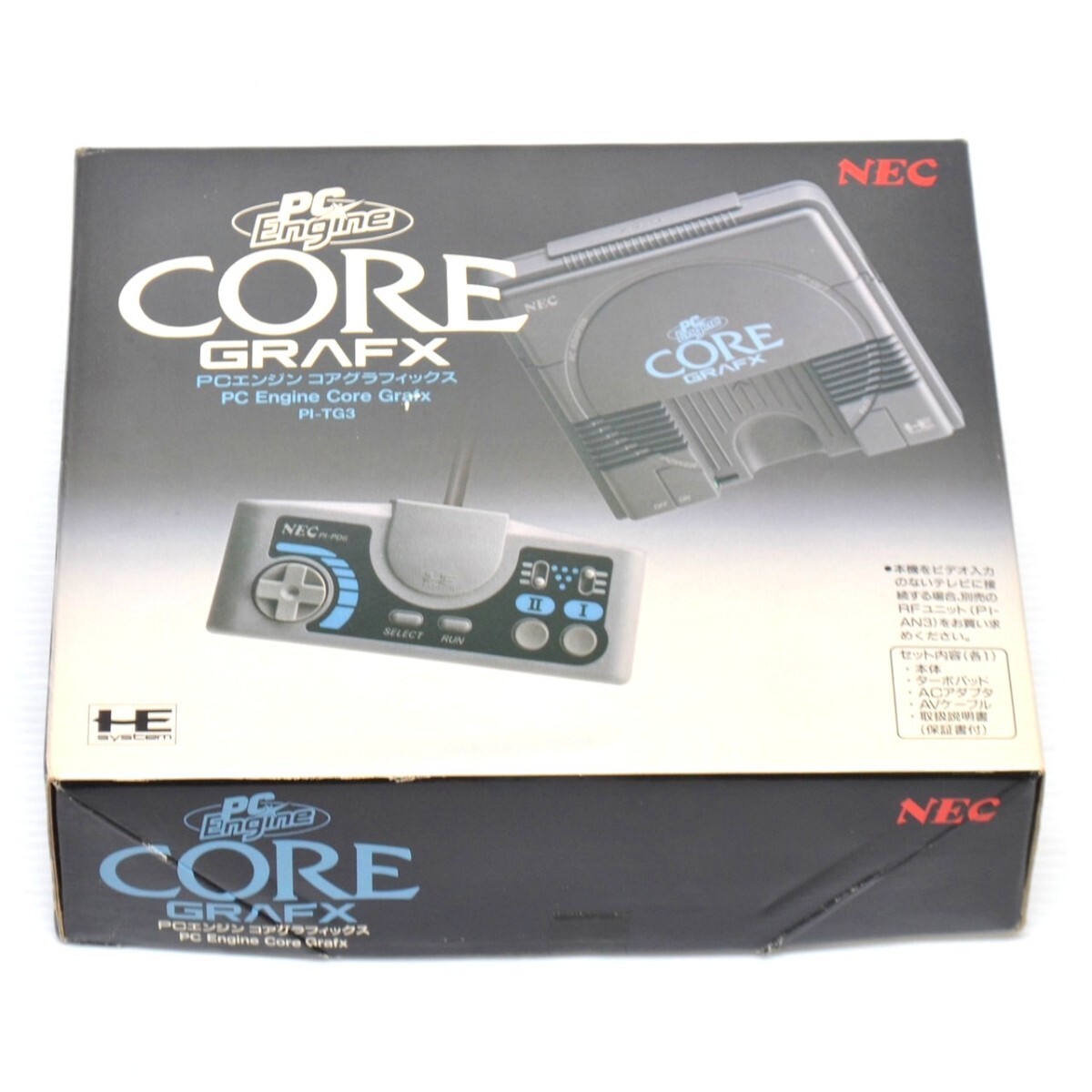 【入手困難/未使用保管品】NEC PCエンジン PI-TG3 PC ENGIN CORE GRAFX コアグラフィックス HE SYSTEM ピーシーエンジン ターボパッド拍卖