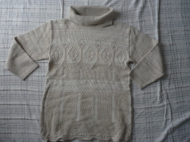 ミルシェ(mirche★シルク混タートルネックセーター 日本製拍卖