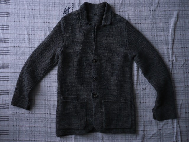 ベネトン★ウールジャケット セーター グレー拍卖