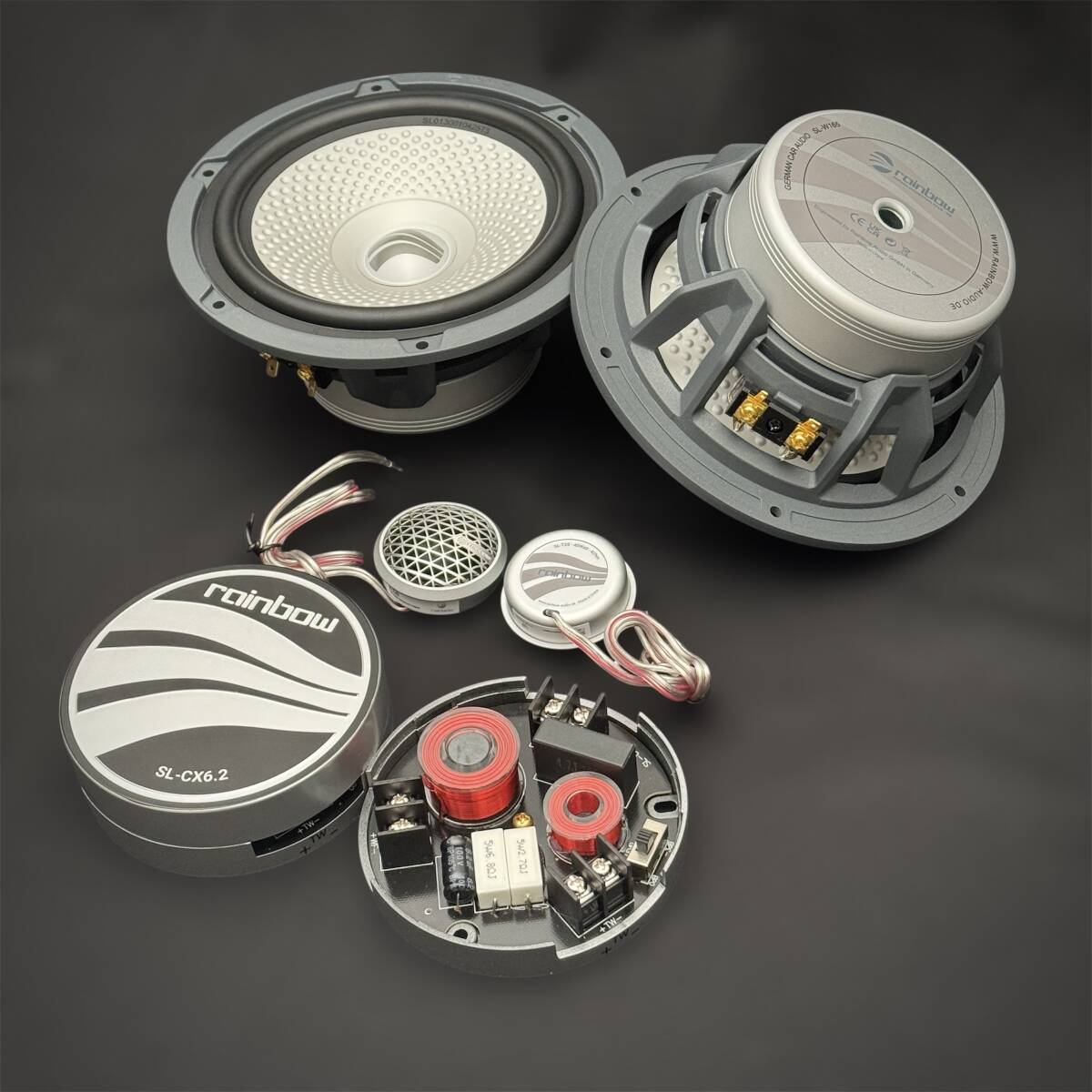 【保証付】【国内正規品】Rainbow(レインボウ) SL-C6.2 2wayスピーカー(ミッドバス ツイーター)拍卖