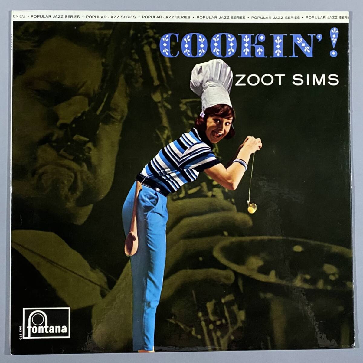 ★激レア!【UKオリジナル/MONO/厚盤】ズート・シムズ『クッキン』Zoot Sims / Cookin'! / Fontana FJL123 レコード V【LP洗浄・補償付】拍卖