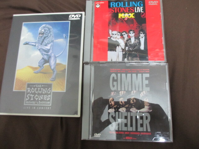 即決!送料無料!!Rolling Stones DVD 3枚まとめ売り/ローリング・ストーンズ/拍卖