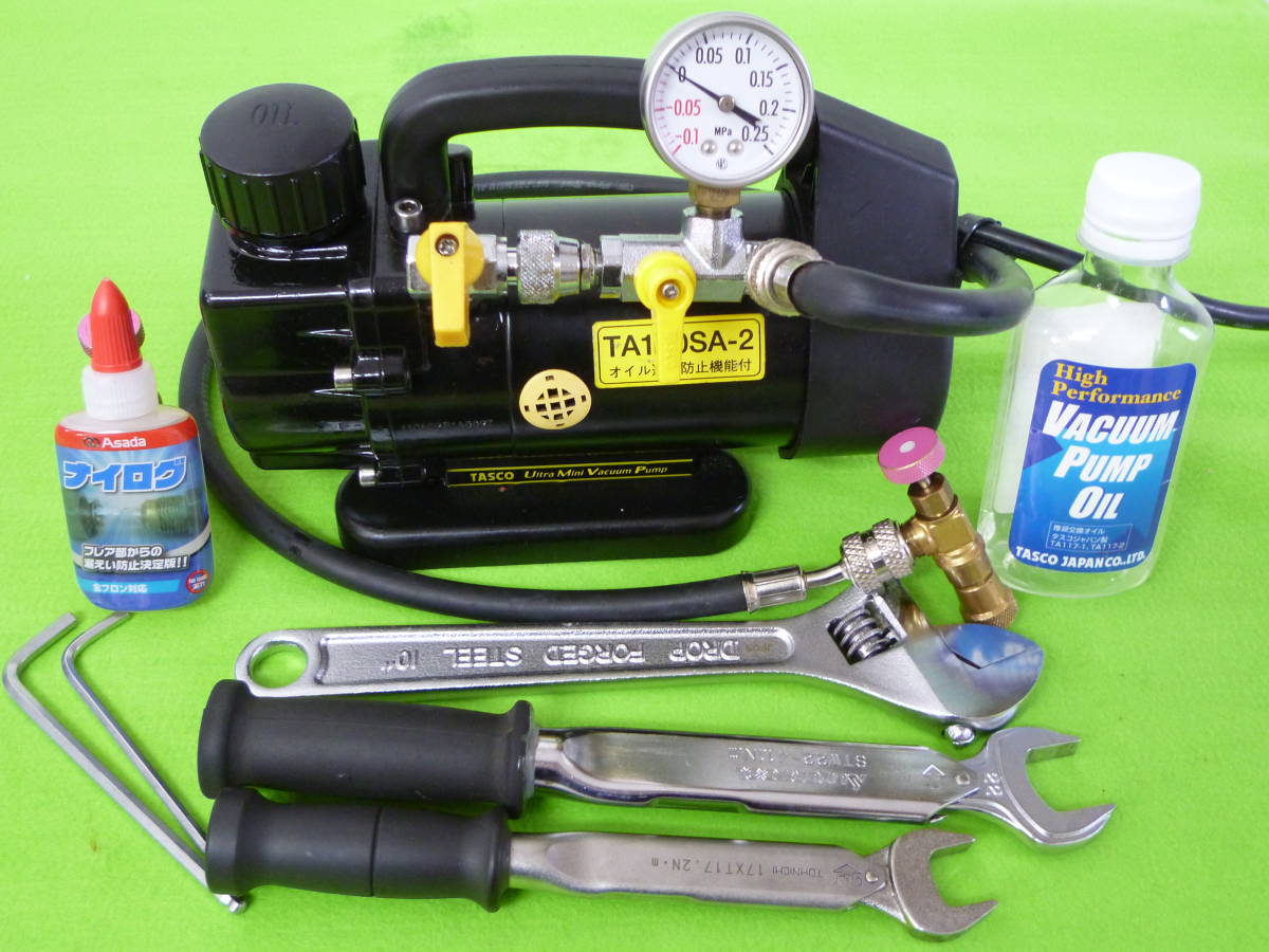 レンタル ☆ C-7 ☆ 5日間レンタル 真空ポンプ エアコン工事 R32 R410a エアコン取付拍卖