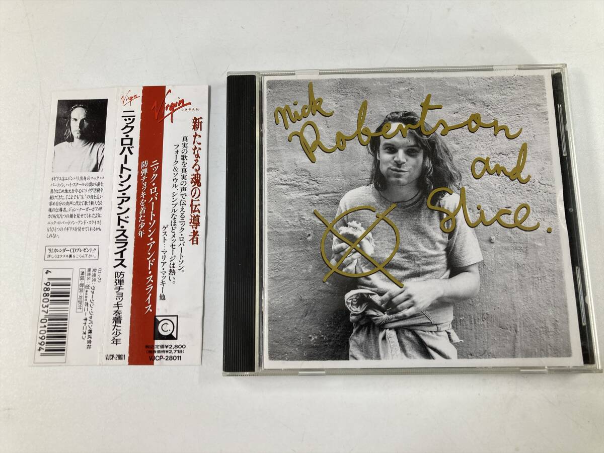 【1】21324◆ニック・ロバートソン・アンド・スライス/防弾チョッキを着た少年◆Nick Robertson and Slice/Bullet Proof Boy◆帯付き◆拍卖