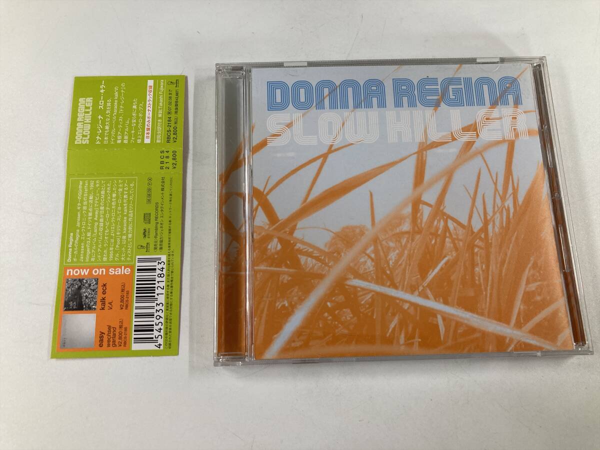 21736 ドナ・レジーナ/DONNA REGINA スロー・キラー/Slow Killer 国内盤 帯付き拍卖
