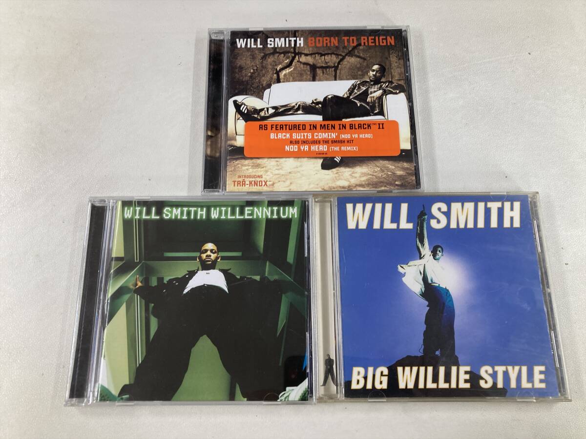 【W0376】ウィル・スミス CD アルバム 3枚セット●Will Smith●Born to Reign●Willennium●Big Willie Style拍卖