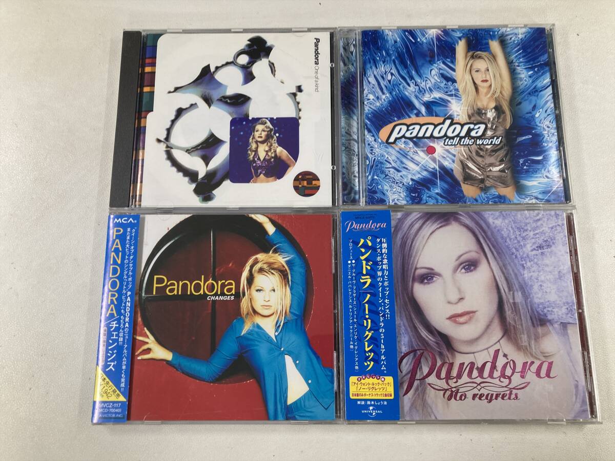 【W0396】パンドラ CD アルバム 4枚セット●Pandora●One of a Kind●Tell the World●Changes●No Regrets拍卖