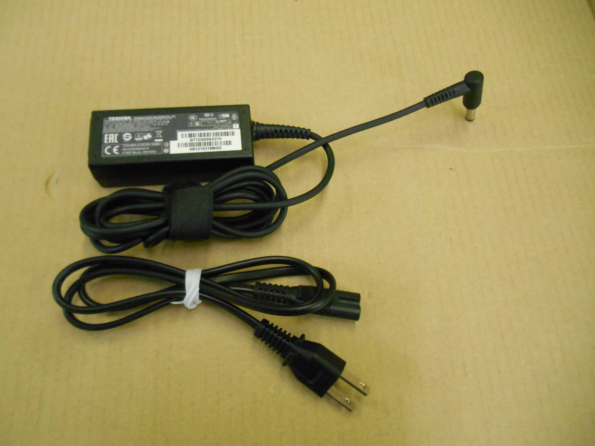 TOSHIBA 純正 ACアダプタ PA5177U-1ACA (PA-1450-59)19V=2.37A 1.3A 外径5.5 内径2.6 (199拍卖