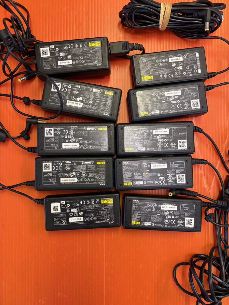 NEC 純正 ACアダプタ 10個セット ADP64 19V 3.16A 外径5.5 内径2.6 (4拍卖