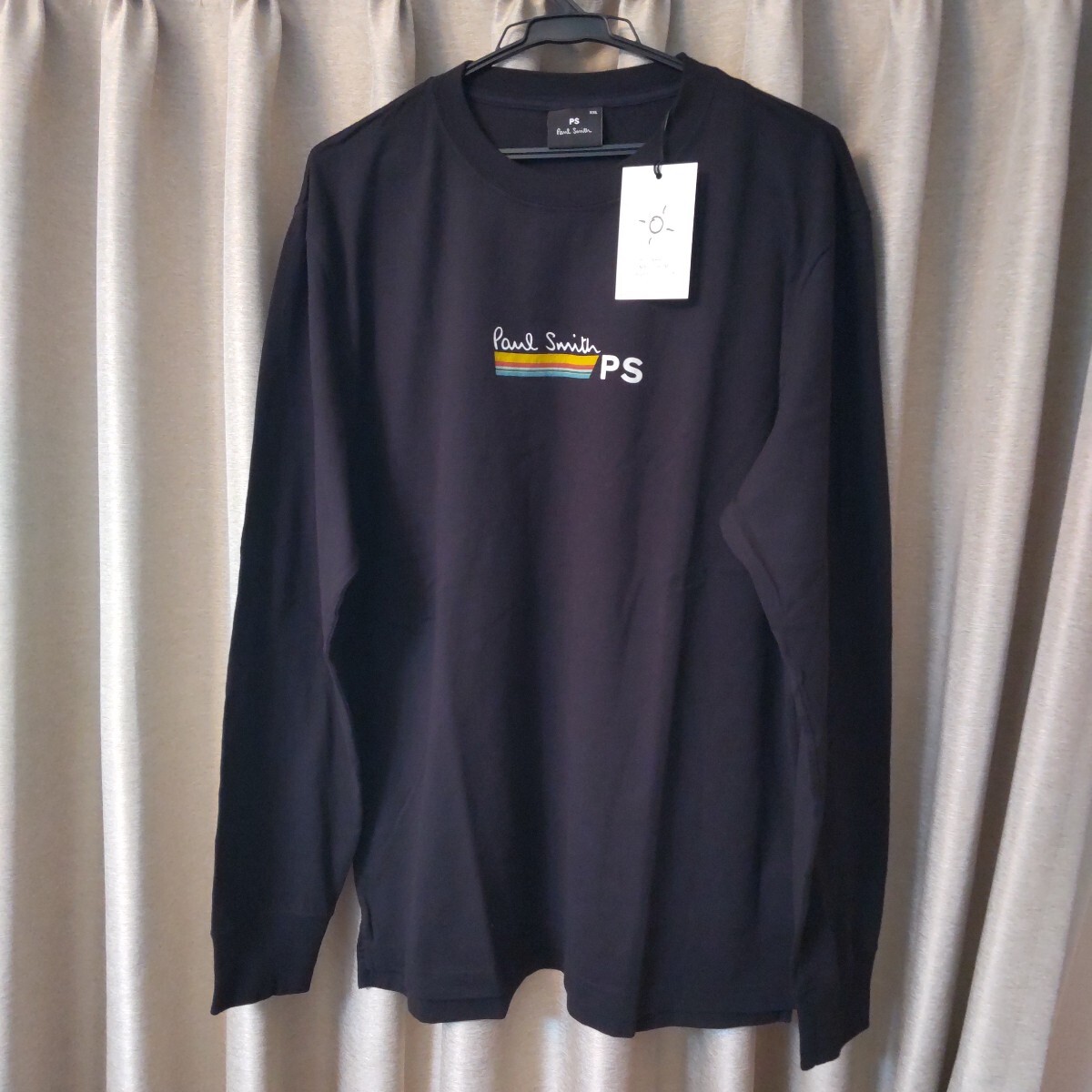 新品未使用タグ付き■PS ポールスミス■ロングティーシャツ ■外 ロゴプリント■XXL拍卖