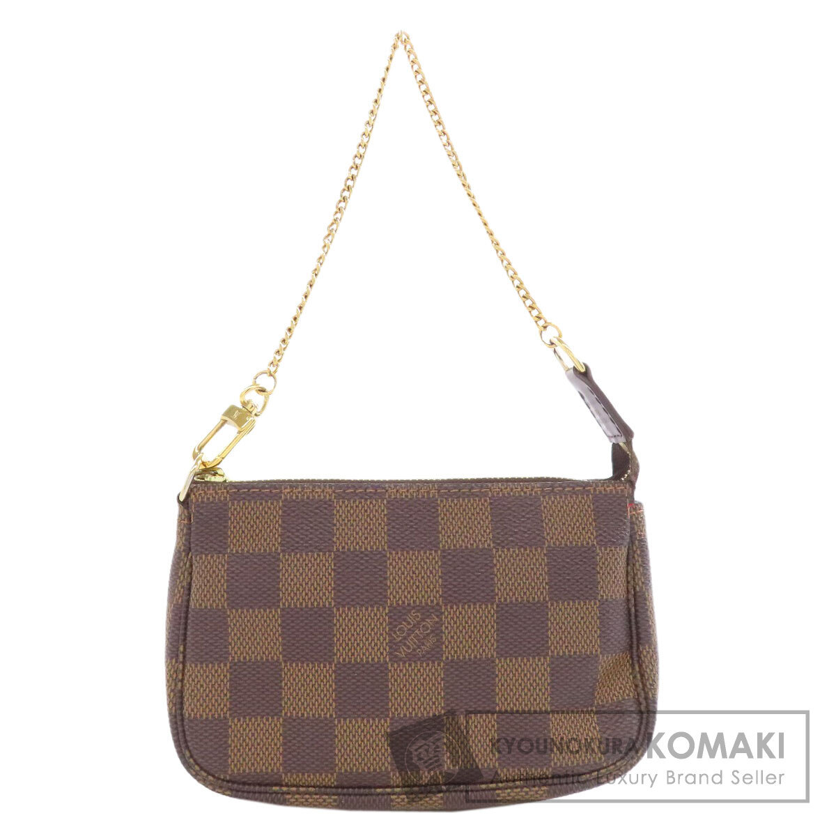 LOUIS VUITTON ルイヴィトン N58009 ミニ・ポシェット・アクセソワール アクセサリーポーチ ダミエキャンバス レディース 中古拍卖
