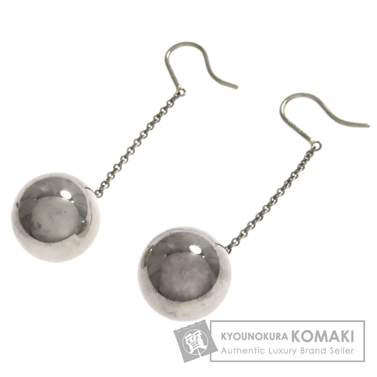 TIFFANY&Co. ティファニー ハードウェア ボール フック ピアス シルバー レディース 中古拍卖