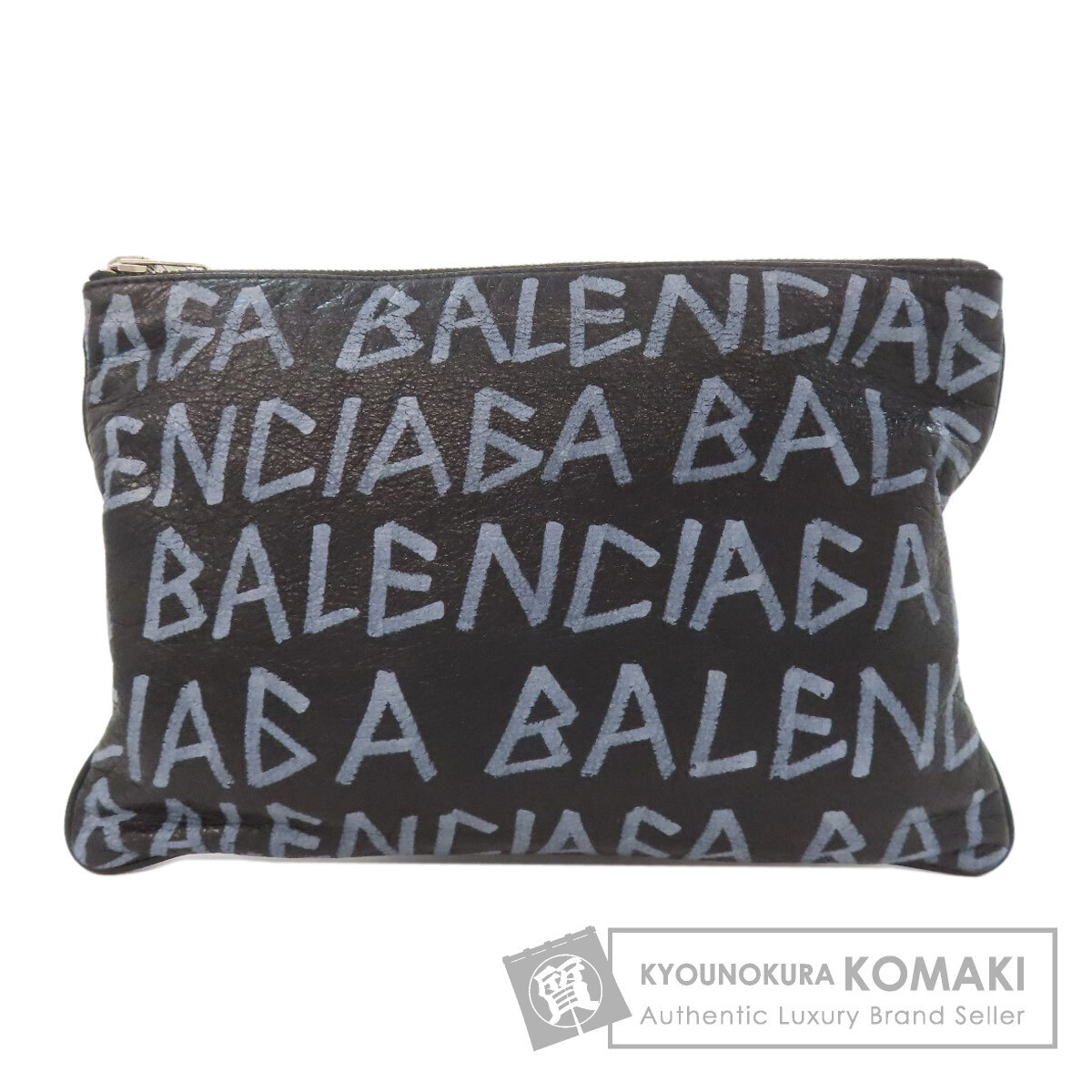 BALENCIAGA バレンシアガ 535532 キャリークリップ M クラッチバッグ カーフ レディース 中古拍卖