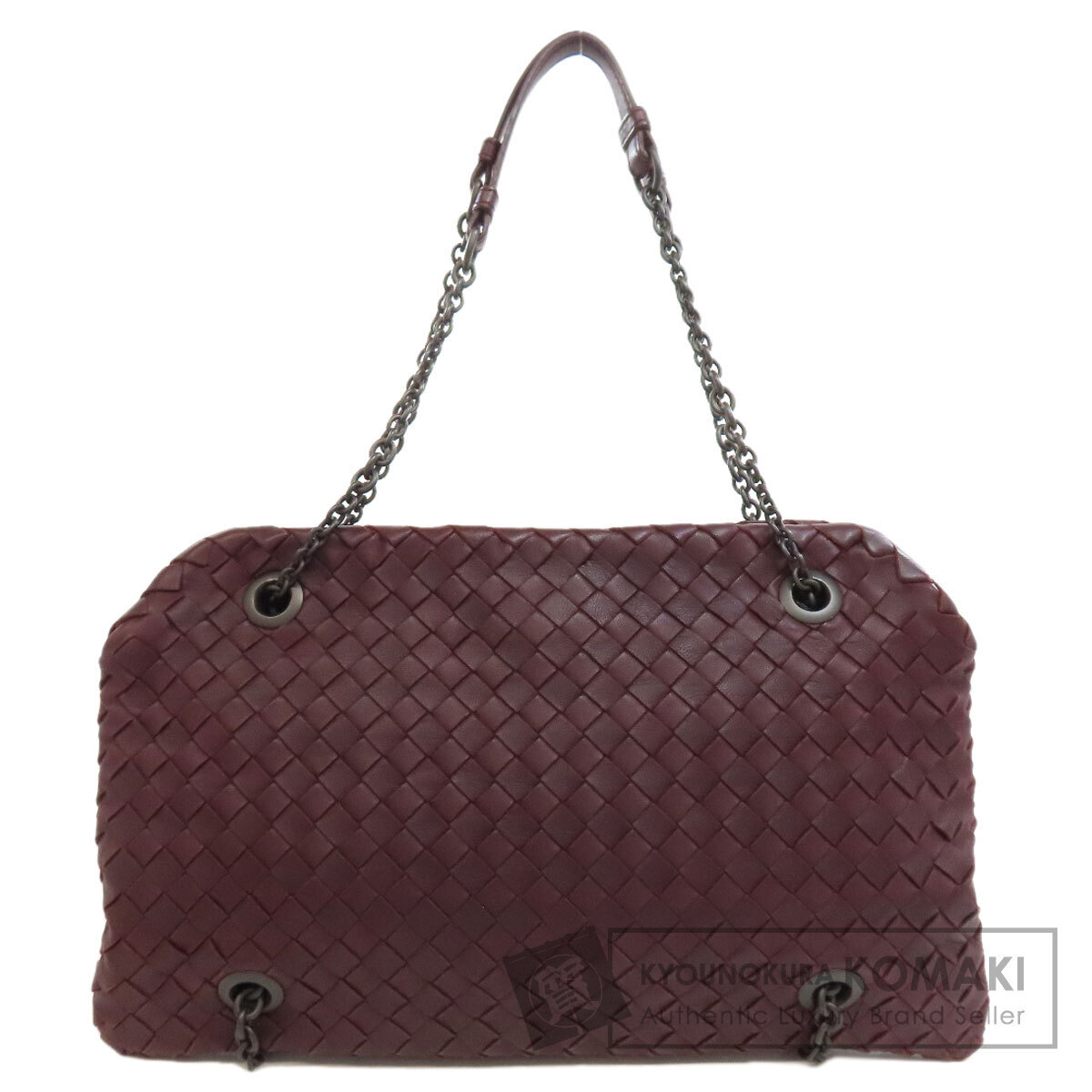 BOTTEGA VENETA ボッテガヴェネタ イントレチャート ハンドバッグ カーフ レディース 中古拍卖