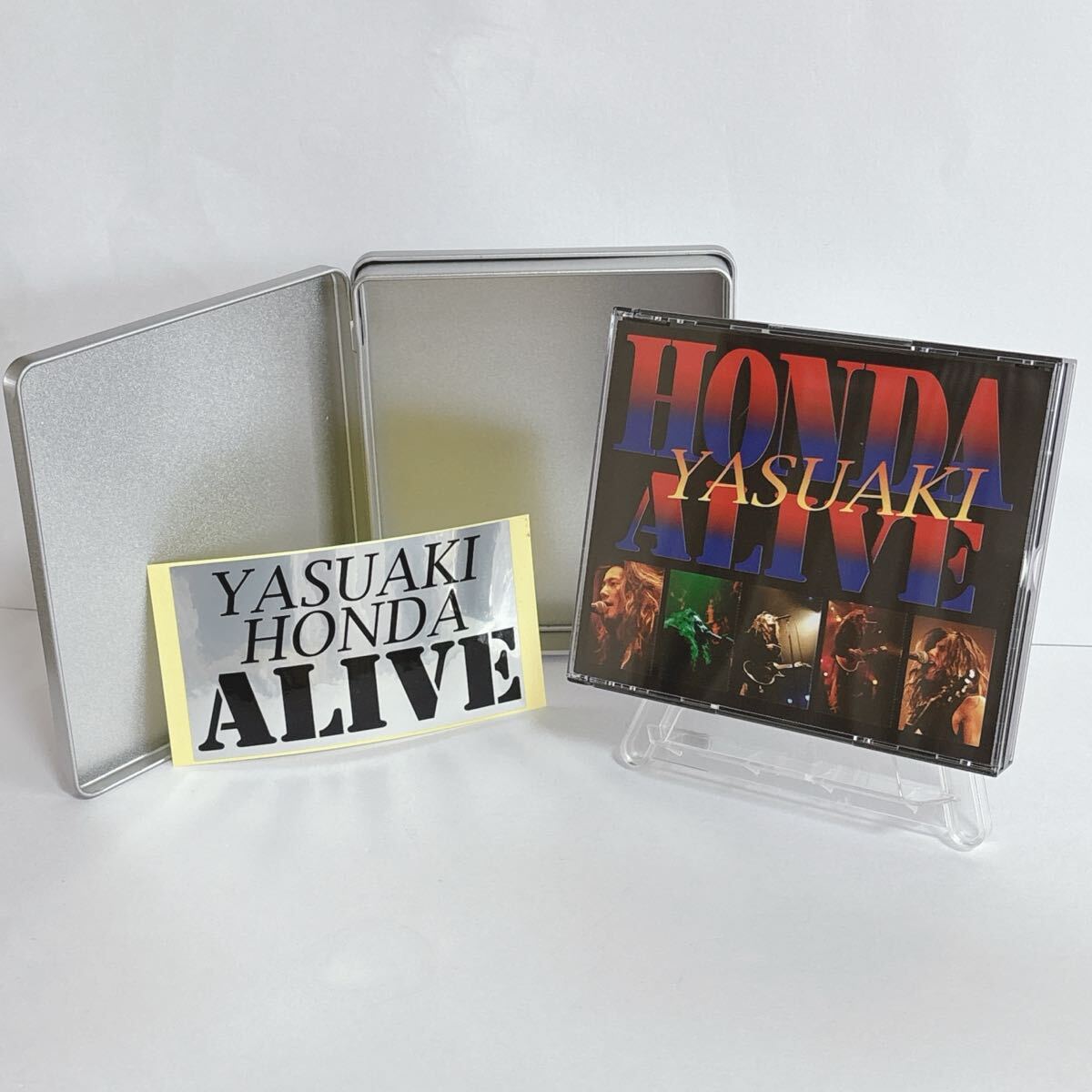 d2363 CD 本田恭章/ALIVE 2枚組CD 缶ケース/ステッカー付拍卖