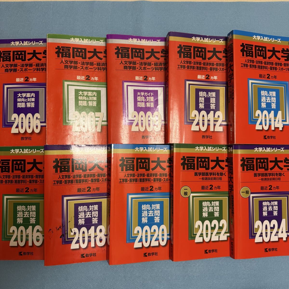【翌日発送】 赤本 福岡大学 人文学部 法学部 経済学部 2004年~2023年 19年分拍卖