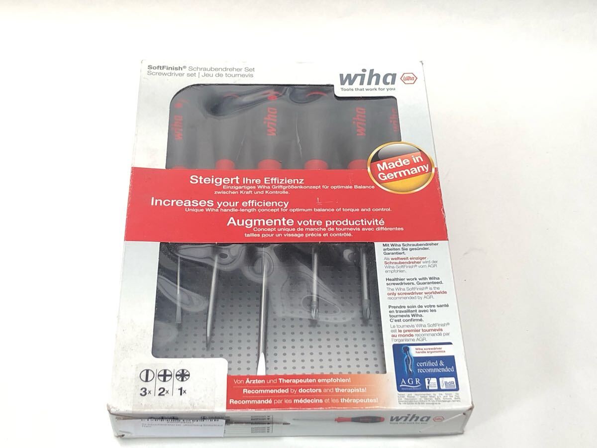 wiha ドライバー 6本セット プラス マイナス ポジドライブ 未使用拍卖