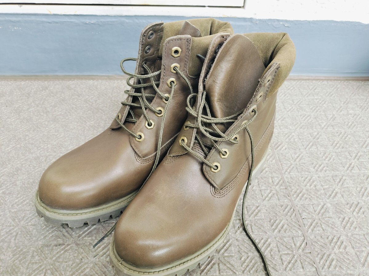 【新品・未使用】Timberland 6inch PREMIUM BOOT Size:7.5/25.5cm ティンバーランド 6インチ プレミアムブーツ ウォータープルーフ 拍卖